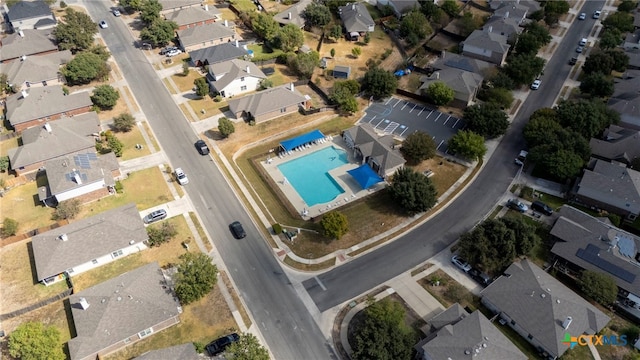 drone / aerial view featuring a residential view