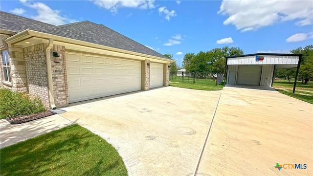 1026 County Road 3152, Kempner, TX 76539 - garage featuring concrete driveway
