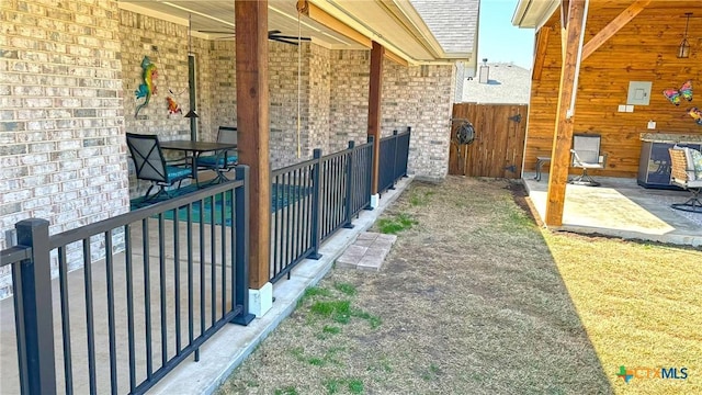 1026 County Road 3152, Kempner, TX 76539 - view of yard with a patio area