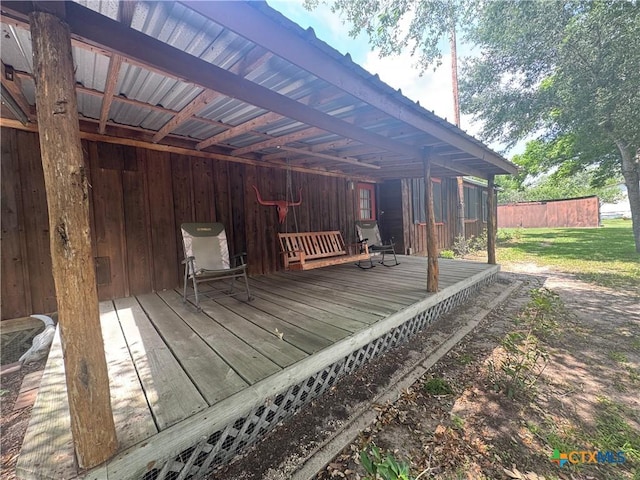 27 Wallace Ln, Victoria, TX 77904 - view of deck