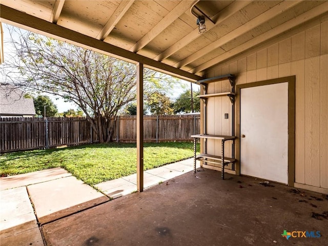 view of patio