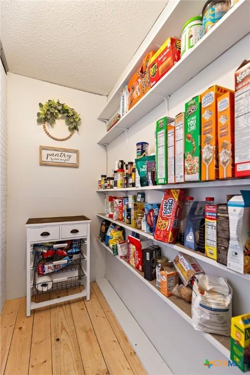 view of pantry