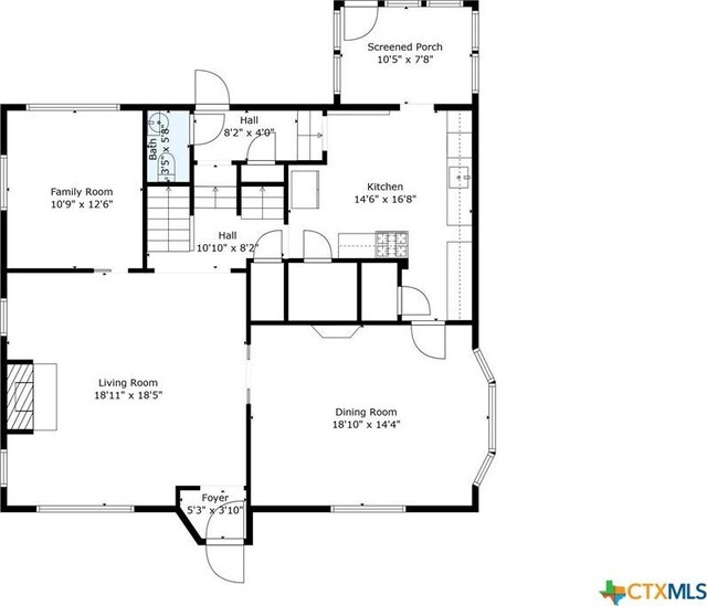 1004 Mitchell St, Gonzales, TX 78629 - view of floor plan / room layout