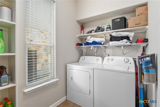 11602 Buster Crabbe Dr, Austin, TX 78748 - laundry area with independent washer and dryer and healthy amount of natural light
