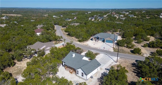 1435 Redwood Rd, Fischer, TX 78623 - aerial view of property and surrounding area