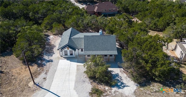 1435 Redwood Rd, Fischer, TX 78623 - aerial view of property and surrounding area