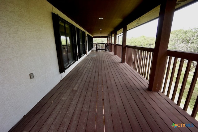 view of deck