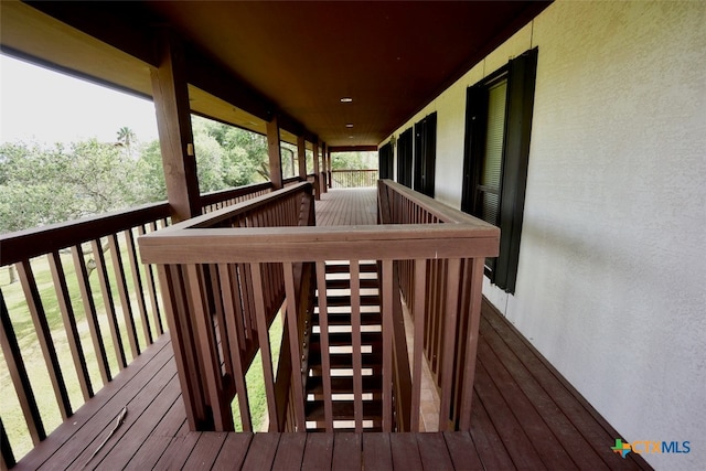 view of deck