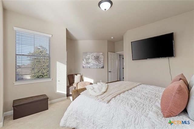 2474 Santa Barbara Loop, Round Rock, TX 78665 - bedroom featuring baseboards, carpet floors, and multiple windows