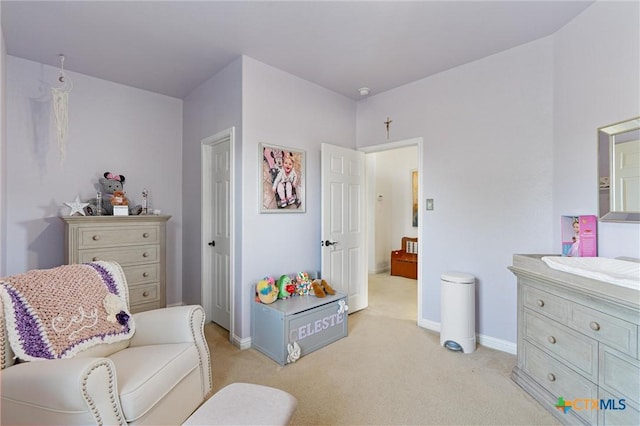 2474 Santa Barbara Loop, Round Rock, TX 78665 - sitting room featuring light colored carpet and baseboards