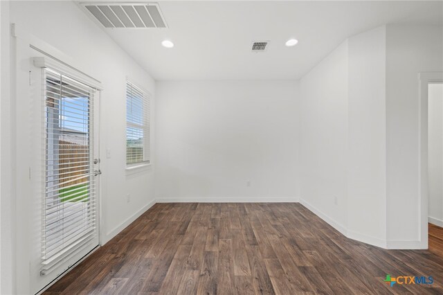 3728 Yeoman St, Pflugerville, TX 78660 - office area with carpet floors, recessed lighting, and baseboards