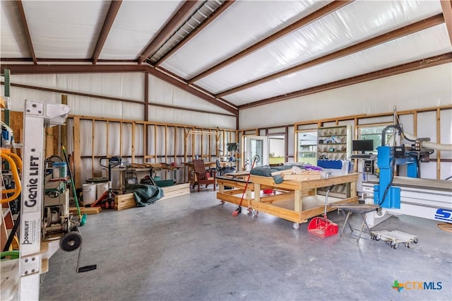 00 Dagg Rd, Yoakum, TX 77995 - garage featuring a workshop area