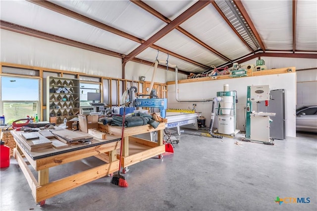00 Dagg Rd, Yoakum, TX 77995 - garage with a workshop area and gas water heater