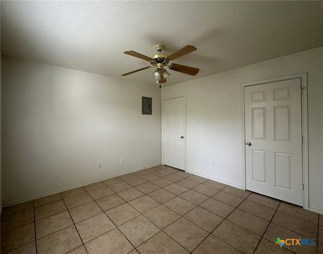 317 Janelle Dr, Copperas Cove, TX 76522 - tiled spare room with ceiling fan and electric panel