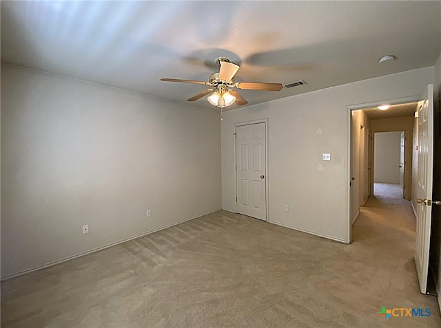 317 Janelle Dr, Copperas Cove, TX 76522 - unfurnished bedroom featuring ceiling fan and light carpet