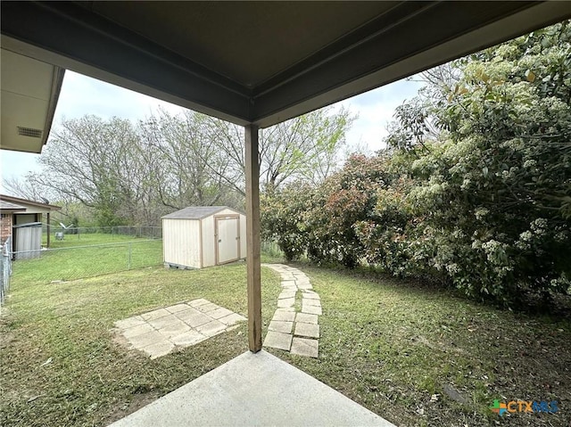 317 Janelle Dr, Copperas Cove, TX 76522 - view of yard featuring a shed