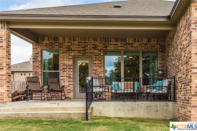 exterior space with a patio area