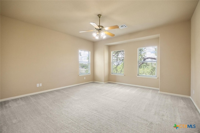 2291 Frontier, Spring Branch, TX 78070 - carpeted empty room featuring baseboards and ceiling fan