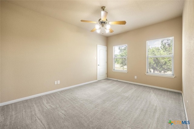 2291 Frontier, Spring Branch, TX 78070 - unfurnished room with carpet floors and ceiling fan