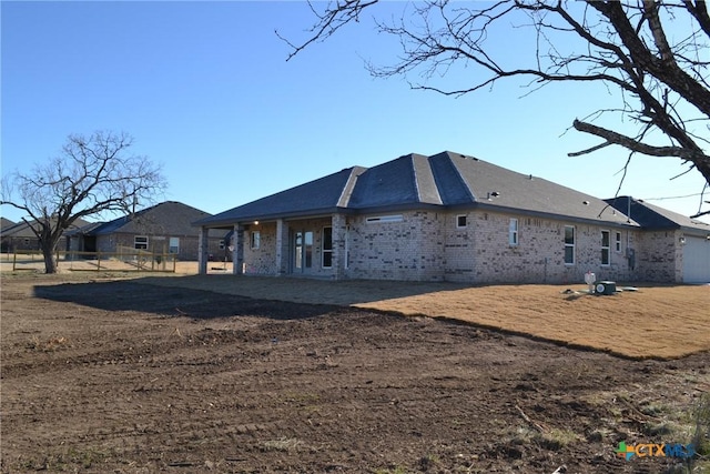 view of rear view of property