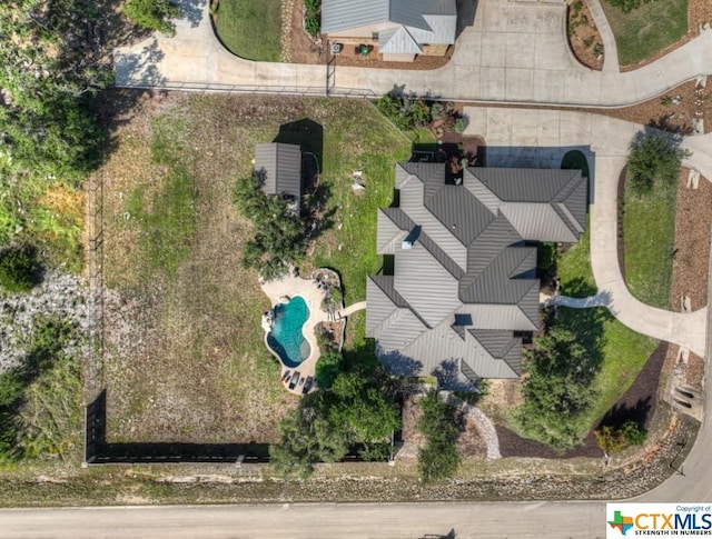 505 Cantera Rdg, New Braunfels, TX 78132 - drone / aerial view of a pool