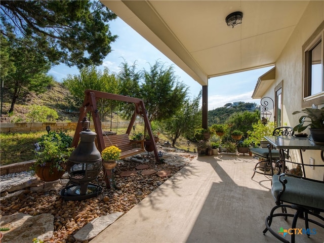 view of patio