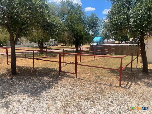 1102 Crockett, Cotulla, TX 78014 - view of yard with fence