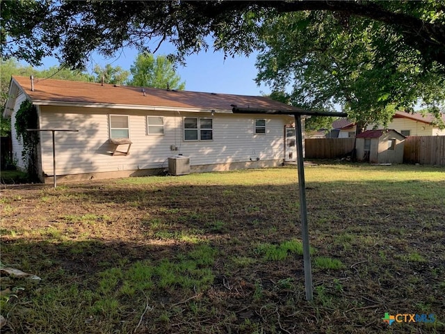 701 S 19th St, Copperas Cove, TX 76522 - rear view of property with a shed