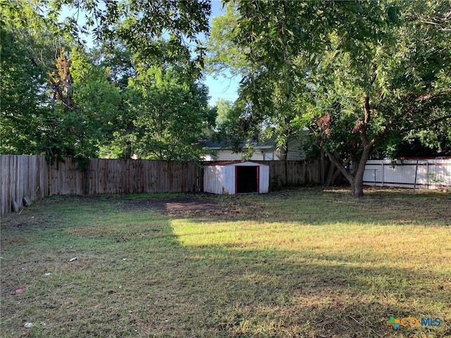 701 S 19th St, Copperas Cove, TX 76522 - fenced backyard featuring a storage unit