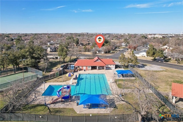 view of pool