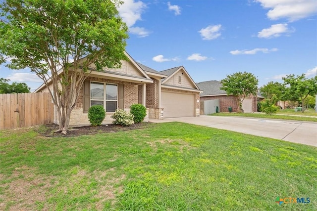 4004 Brookhaven Dr, Temple, TX 76504 - single story home featuring concrete driveway, an attached garage, and brick siding