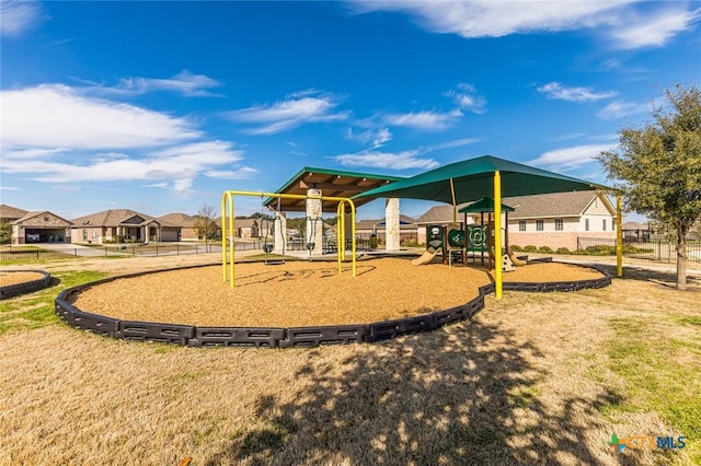 view of communal playground