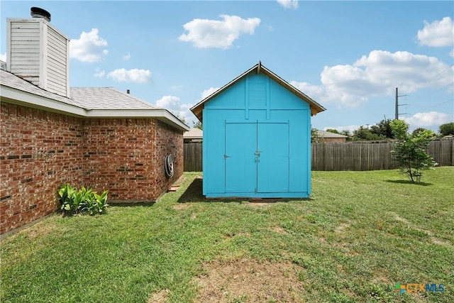 2606 Wesley Dr, Killeen, TX 76549 - view of shed with a fenced backyard