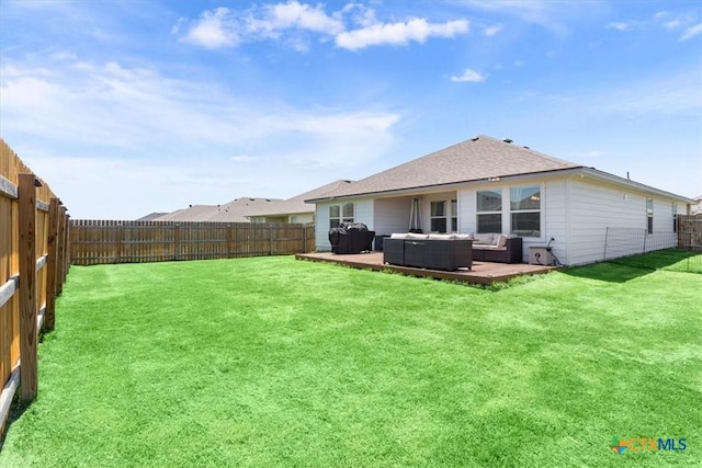 8812 Cantera Ridge Rd, Temple, TX 76502 - back of house featuring an outdoor living space and a shingled roof