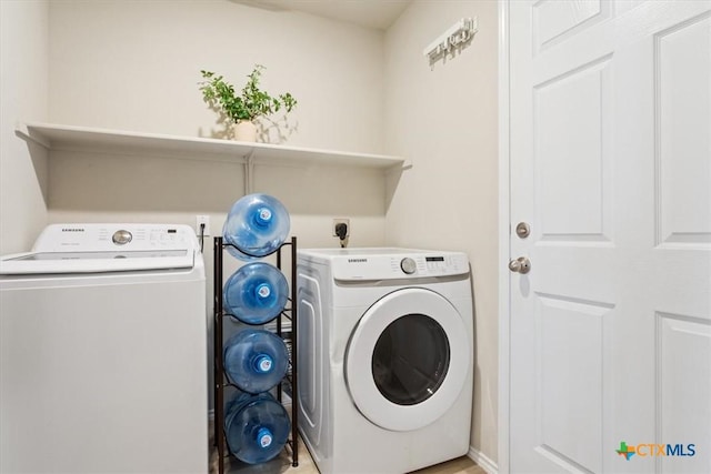 8812 Cantera Ridge Rd, Temple, TX 76502 - laundry room with separate washer and dryer