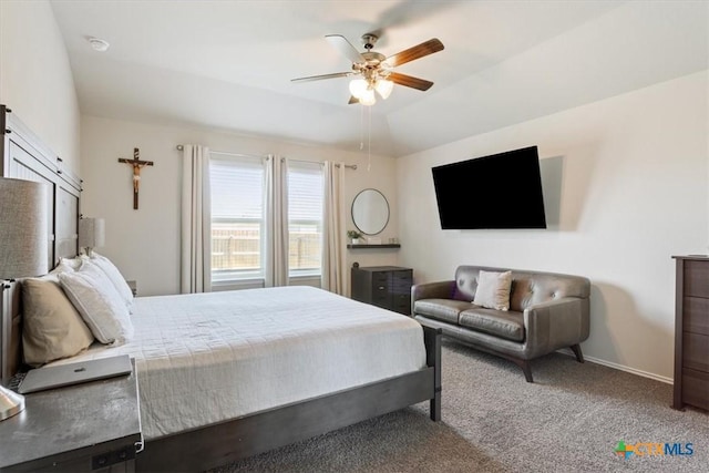 8812 Cantera Ridge Rd, Temple, TX 76502 - bedroom with carpet, a ceiling fan, and baseboards