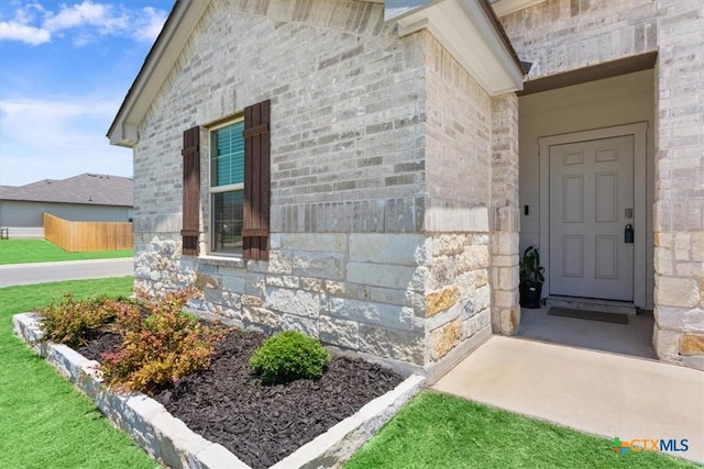 8812 Cantera Ridge Rd, Temple, TX 76502 - property entrance with stone siding