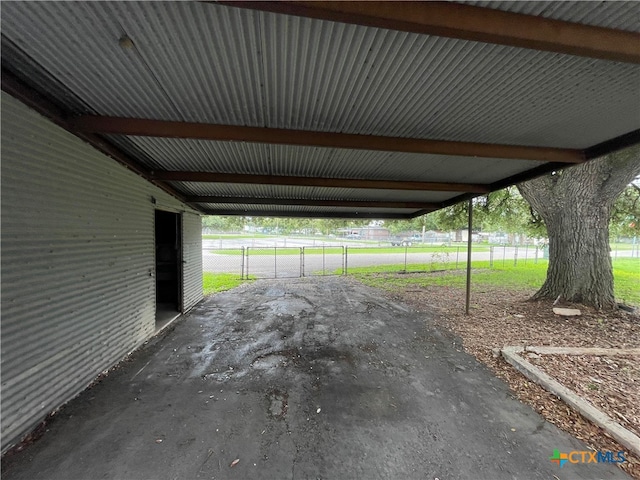 view of patio featuring a rural view