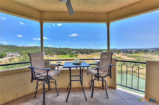 3404 American Dr Unit 3315, Lago Vista, TX 78645 - balcony featuring a ceiling fan