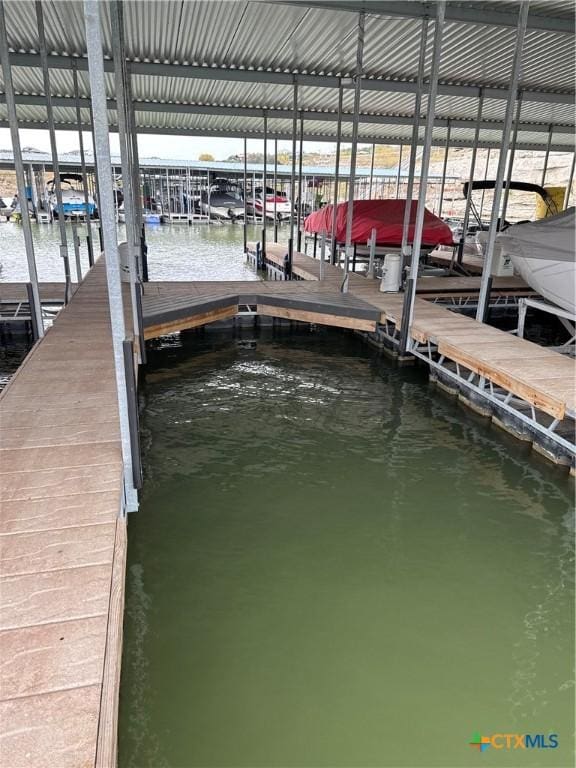 3404 American Dr Unit 3315, Lago Vista, TX 78645 - dock area with a water view and boat lift