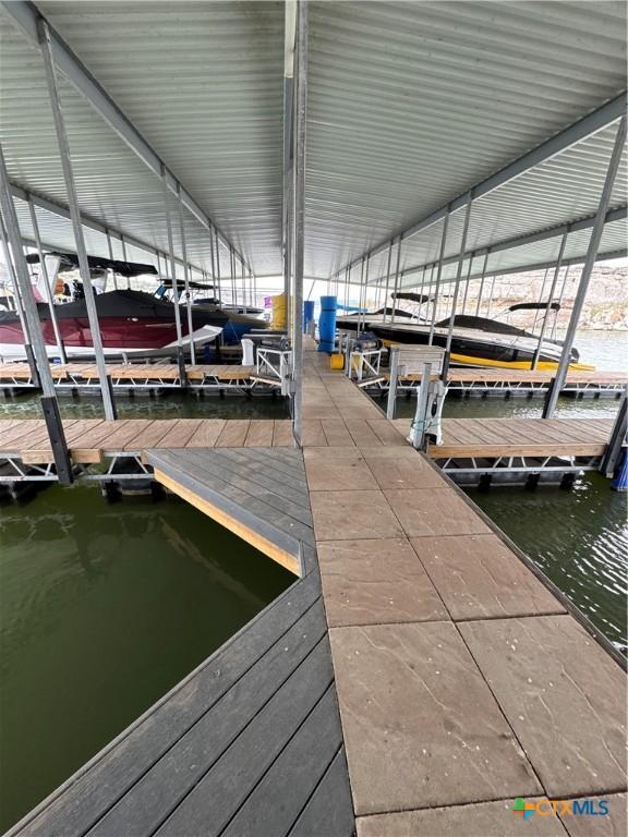 3404 American Dr Unit 3315, Lago Vista, TX 78645 - view of dock with a water view and boat lift