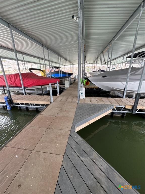 3404 American Dr Unit 3315, Lago Vista, TX 78645 - view of dock with a water view and boat lift