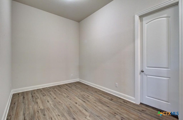 737 Groudsel Ave, New Braunfels, TX 78132 - empty room featuring baseboards and wood finished floors