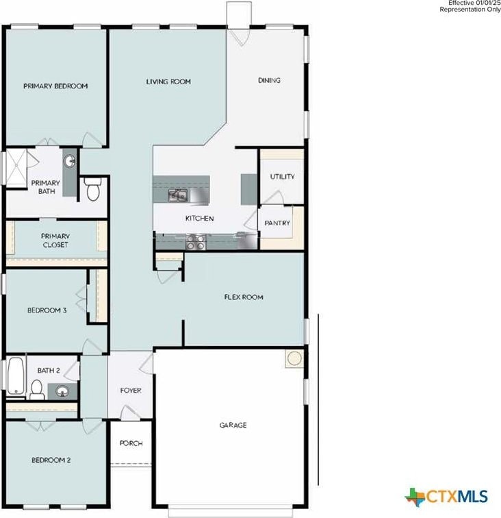 160 N Keltic Dr, Kyle, TX 78640 - plan
