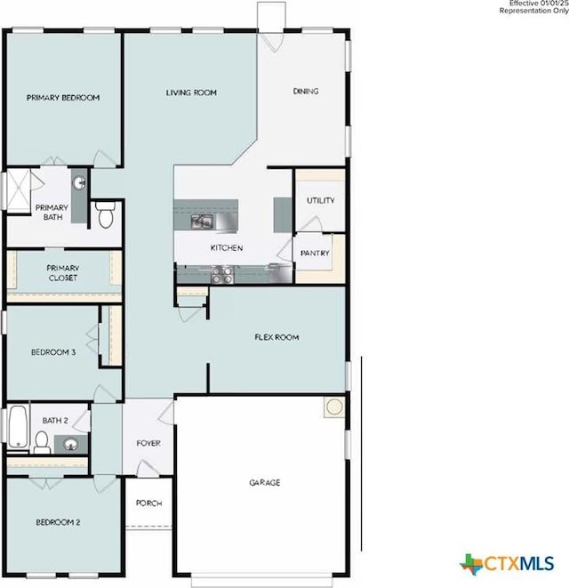 160 N Keltic Dr, Kyle, TX 78640 - plan