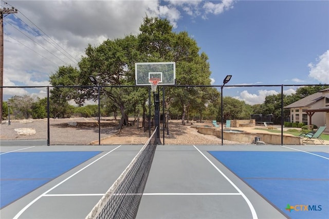 2326 Haven Bluff Ct, New Braunfels, TX 78132 - view of basketball court with community basketball court