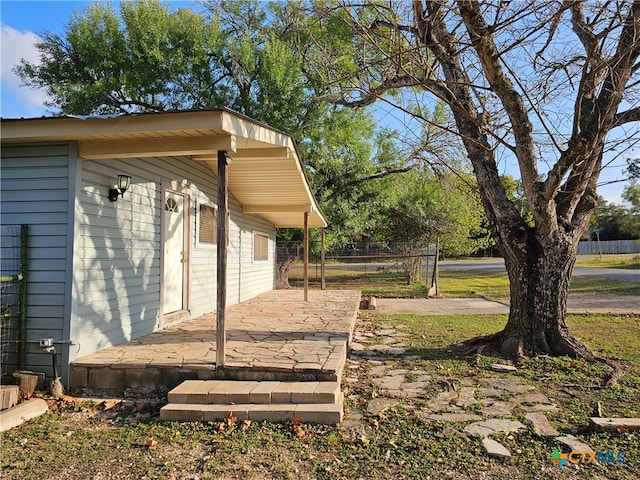 view of side of home