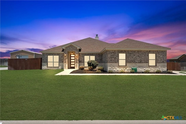 6119 Big Tree Dr, Salado, TX 76571 - view of front of property featuring brick siding and a shingled roof