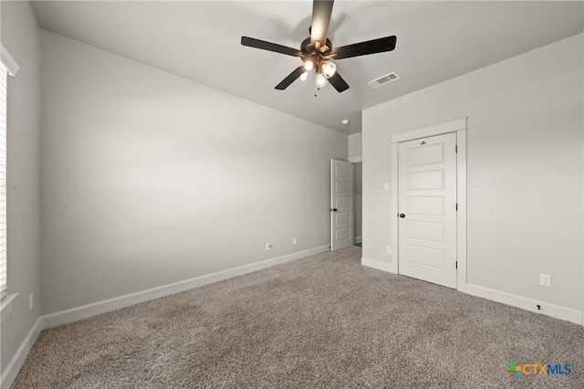 6119 Big Tree Dr, Salado, TX 76571 - unfurnished bedroom with carpet flooring, baseboards, and ceiling fan
