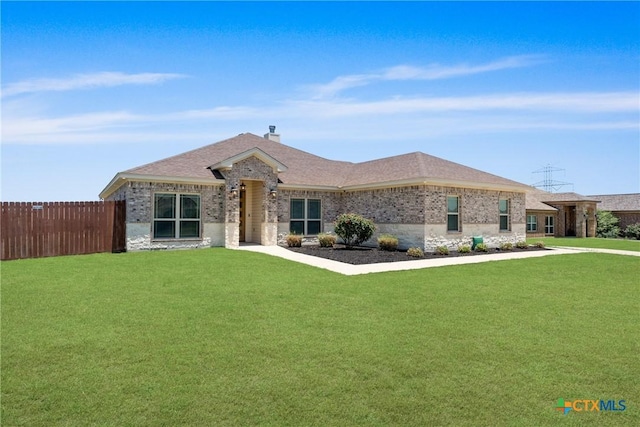 6119 Big Tree Dr, Salado, TX 76571 - ranch-style house with brick siding and a shingled roof